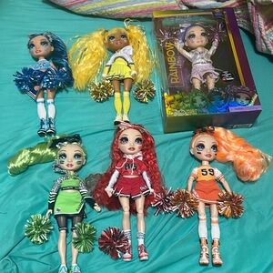 Raindow high cheer line